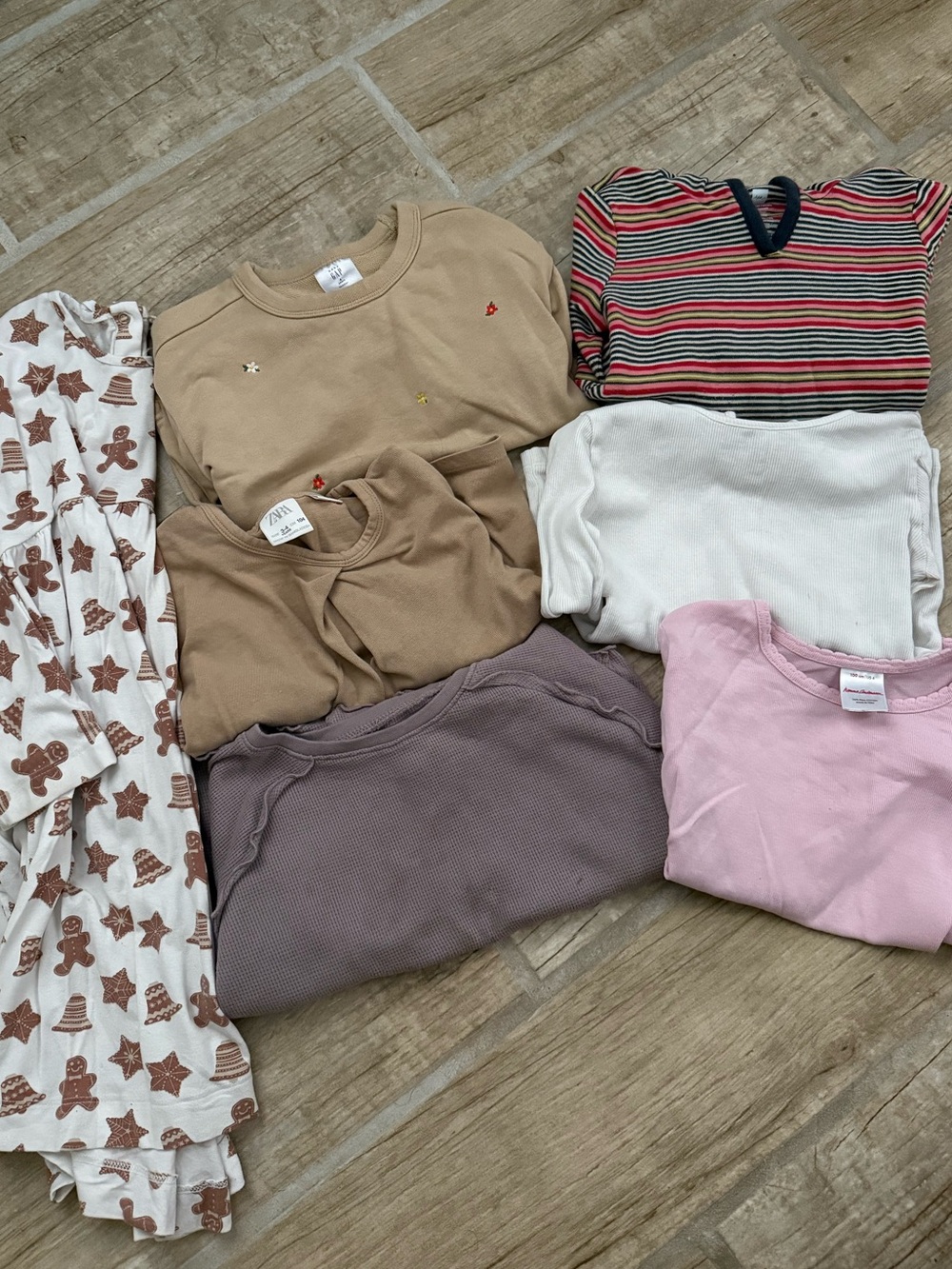 Lot of 4t Girls long sleeve shirts and dress